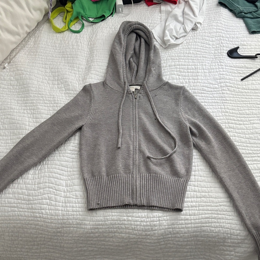 Aeropostale Heather Gray Hoodie
